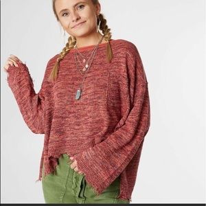 NWT Free People Prism Pullover Sweater SZ XS